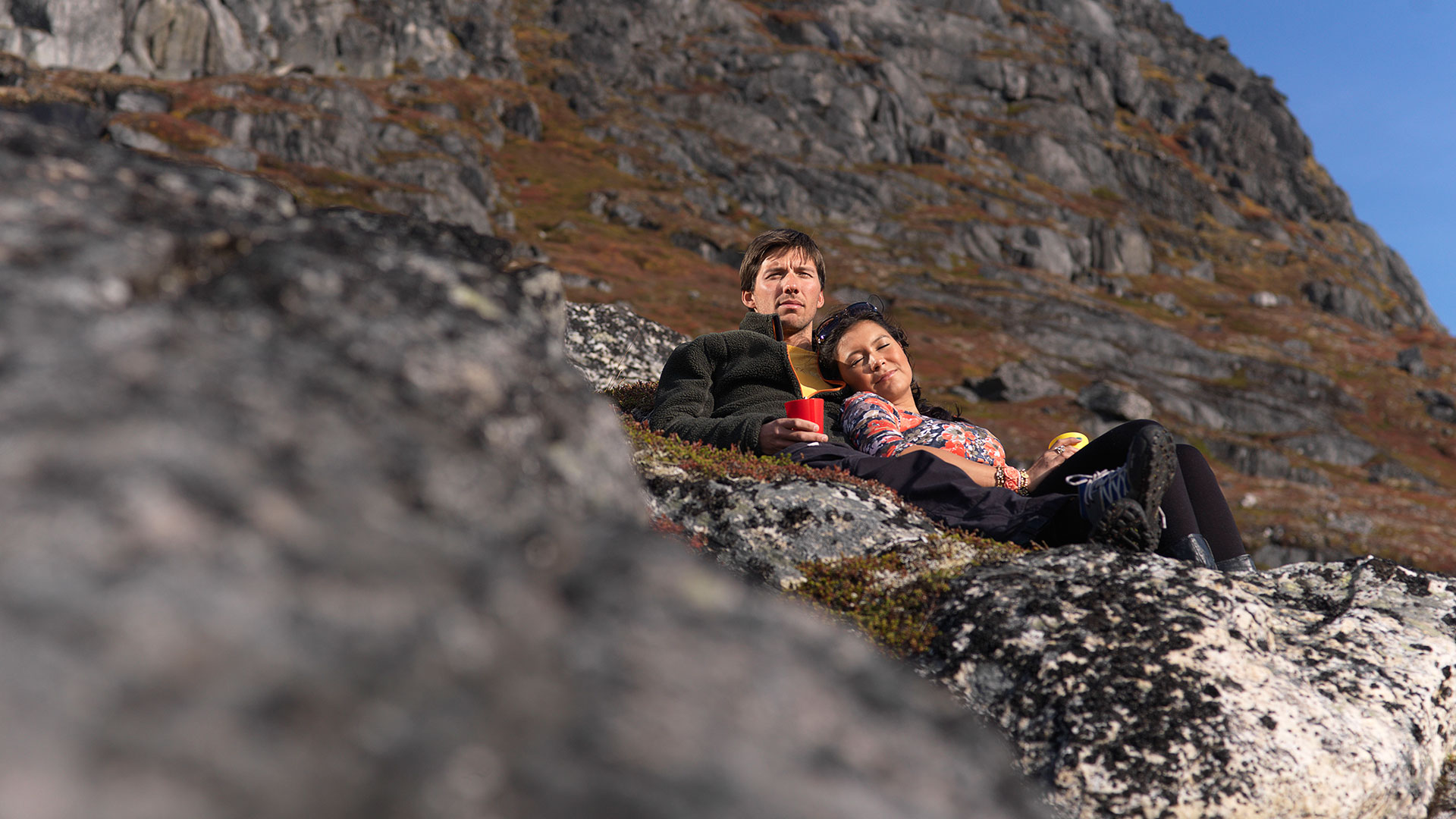 Couple enjoying Greenland - ©David Trodd - greenland.com